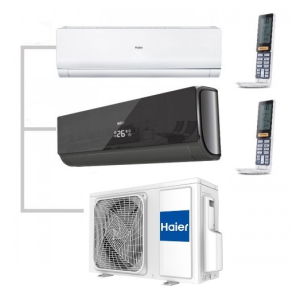  Мульти сплит-система на 2 комнаты Haier Lightera Super Match 2U40S2SM1FA/AS09NS6ERA-W/AS09NS6ERA-B 