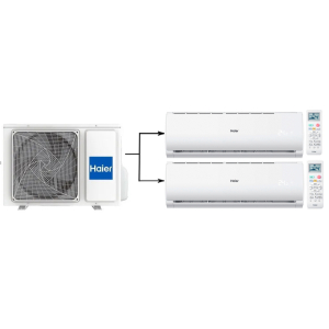  Мульти сплит-система на 2 комнаты Haier Leader Super Match 2U40S2SM1FA/AS09TS6HRA-M*2шт 