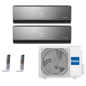  Мульти сплит-система на 2 комнаты Haier Lightera Super Match 2U40S2SM1FA/AS09NS6ERA-B /AS12NS6ERA-B 